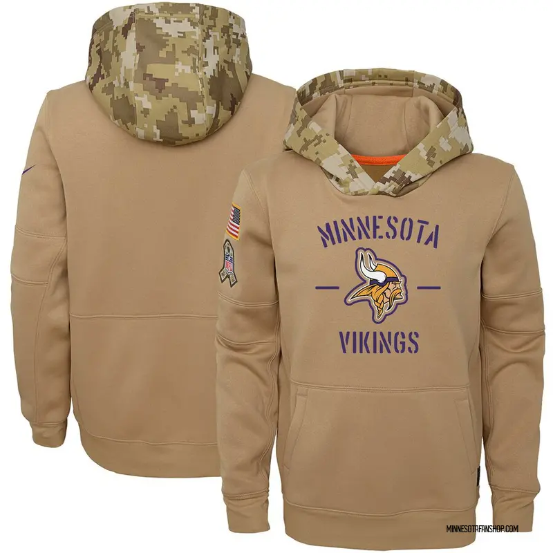 Minnesota Vikings Salute to Service Hoodies, Sweatshirts, Uniforms