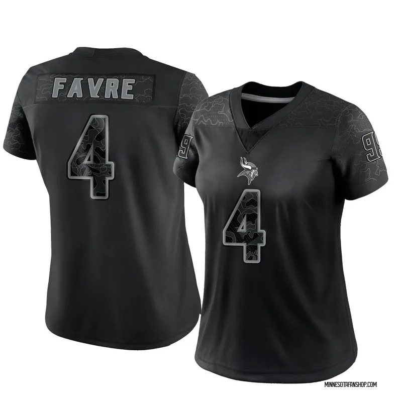 Nike Brett Favre Minnesota Vikings Game Gray Atmosphere Fashion Jersey -  Women's