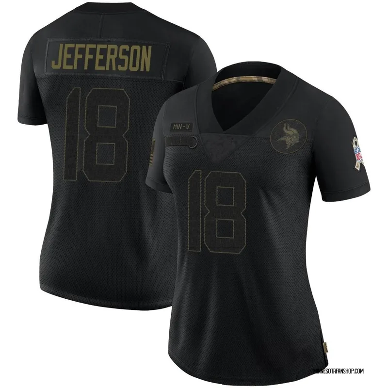 black justin jefferson jersey