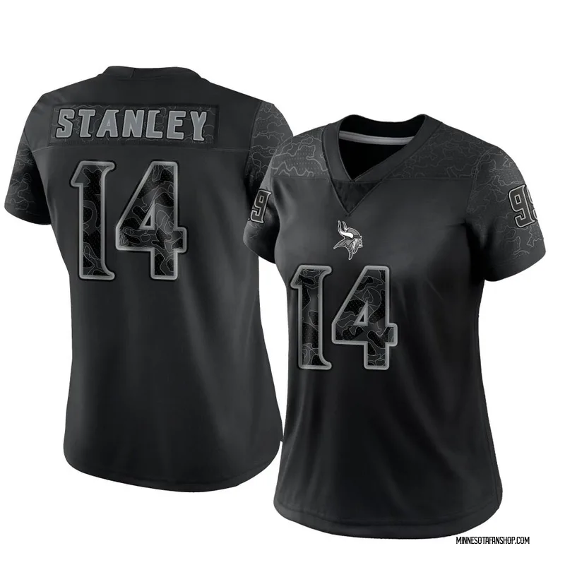 Nate Stanley Minnesota Vikings Women's Legend Olive Salute to Service Scoop  Neck T-Shirt