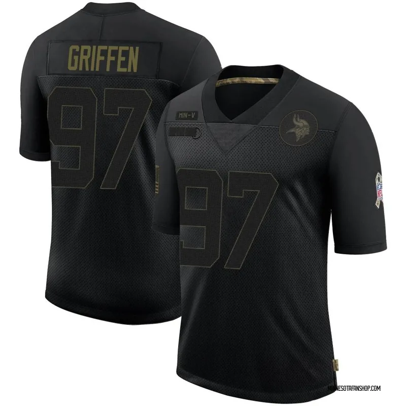 Minnesota Vikings #97 Everson Griffen Camo 2019 Salute to Service Limited  Jersey