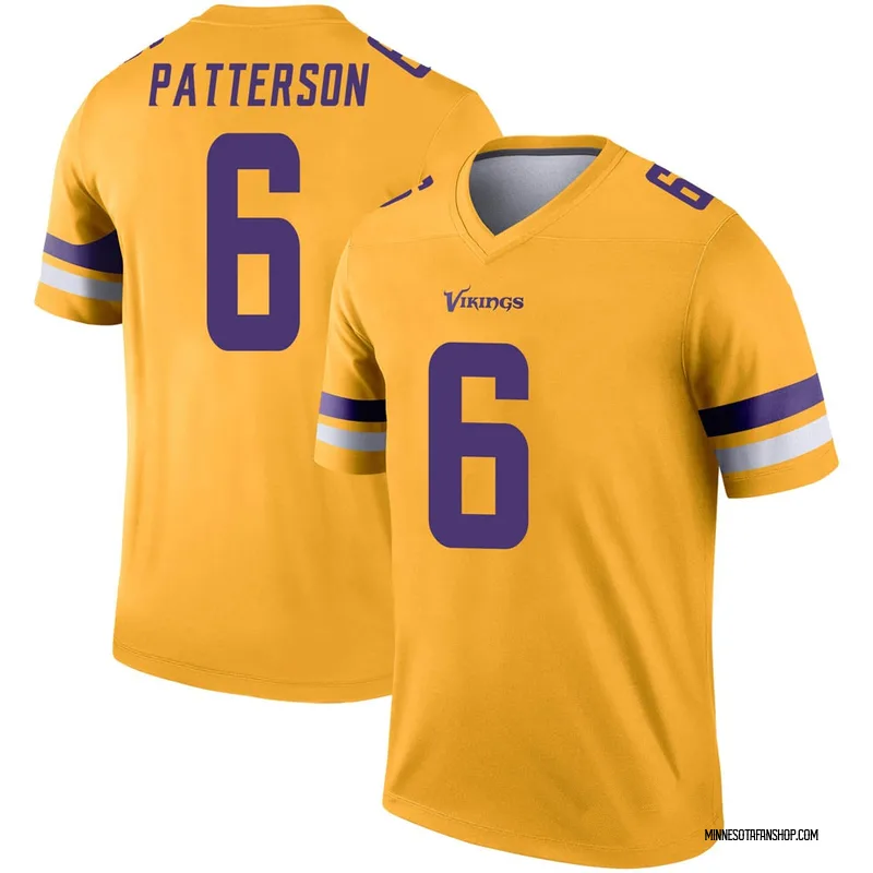 Gold Men's Riley Patterson Minnesota Vikings Legend Inverted Jersey