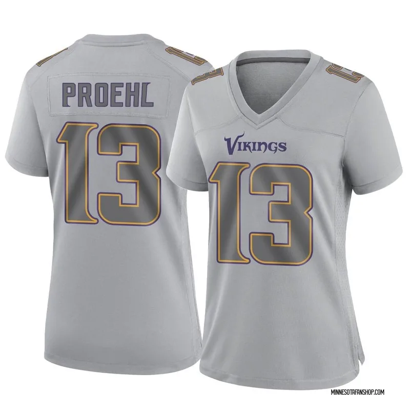 Gray Women's Blake Proehl Minnesota Vikings Game Atmosphere Fashion Jersey