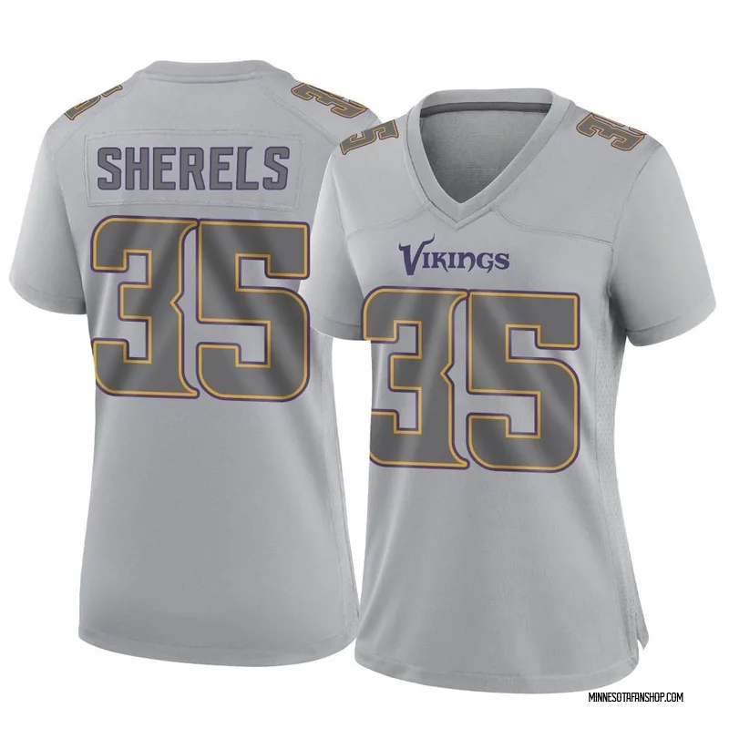 Marcus Sherels Minnesota Vikings Women's Purple Name & Number Logo