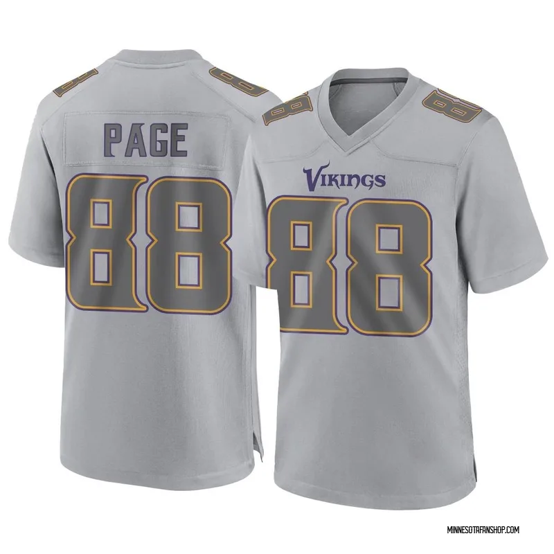 Alan Page Minnesota Vikings Men's Legend Purple Color Rush T-Shirt