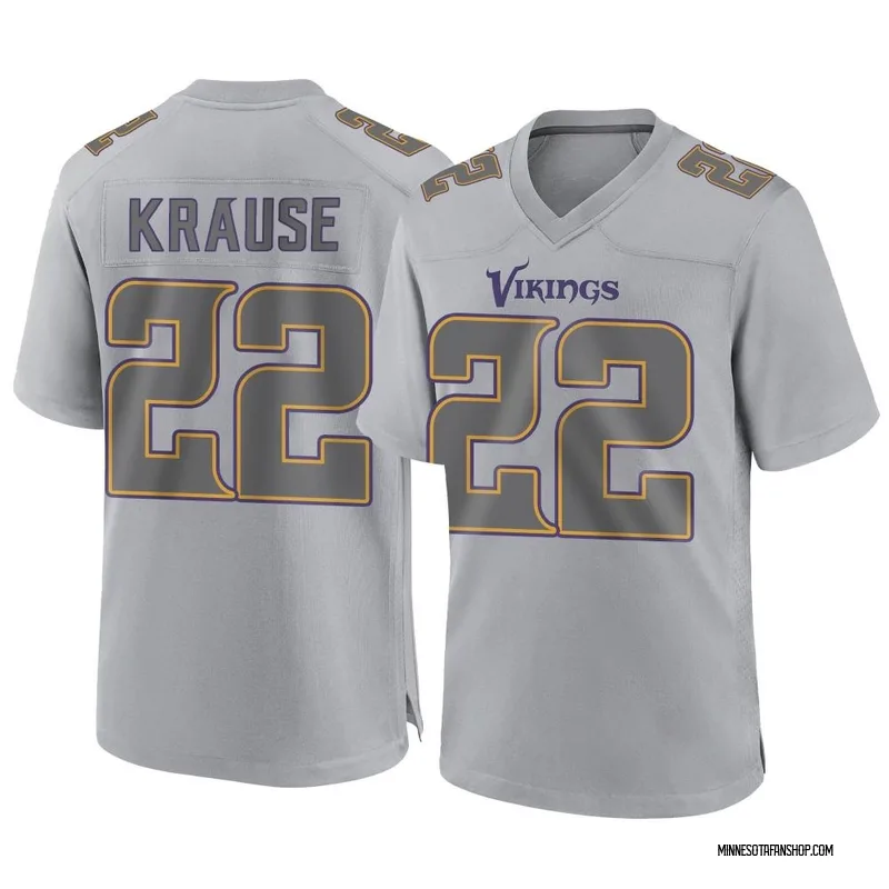 Paul Krause Jersey Sweatshirt Hoodie - 'Purple Home' or 'White Away