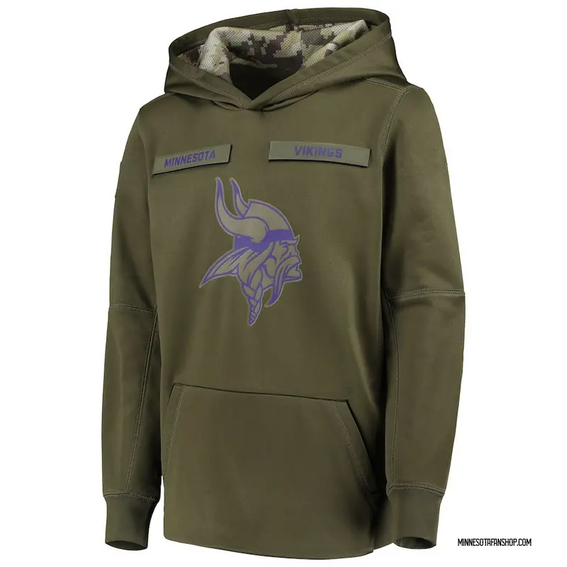 Minnesota Vikings Salute to Service Hoodie  Personalized hoodies,  Sweatshirts, Hoodie jersey