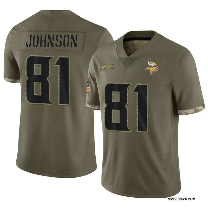 Bisi Johnson Jersey, Bisi Johnson Legend, Game & Limited Jerseys, Uniforms  - Vikings Store