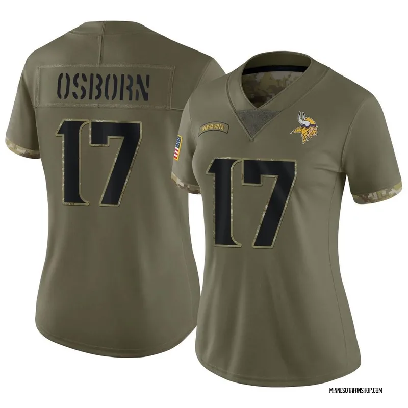 Minnesota Vikings Dalvin Cook Salute To Service Limited Olive Mens Jersey  in 2023