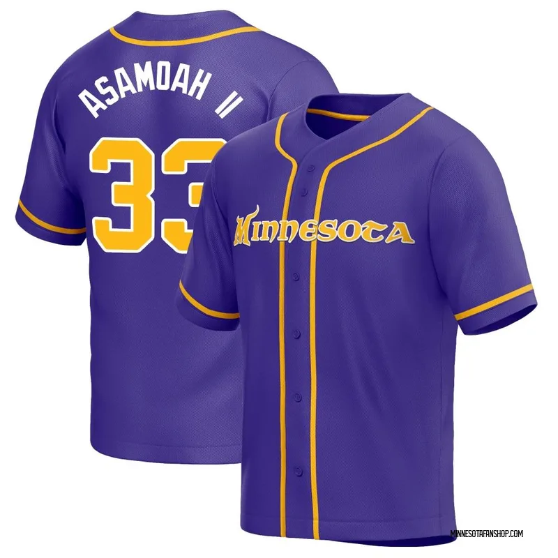 Top-selling Item] Brian Asamoah 33 Minnesota Vikings White Vapor Limited 3D  Unisex Jersey