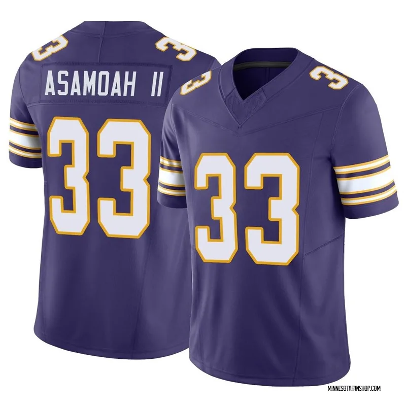 Top-selling Item] Brian Asamoah 33 Minnesota Vikings White Vapor