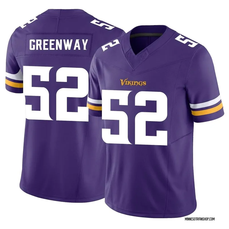 Chad Greenway Signed Licensed Minnesota Vikings Purple Jersey