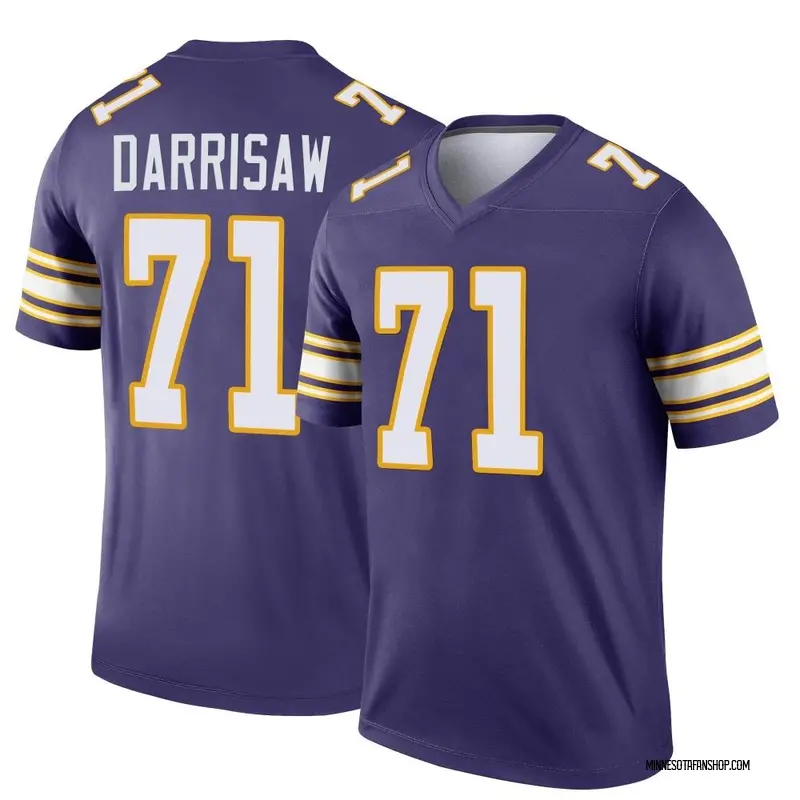 Christian Darrisaw Jersey, Christian Darrisaw Legend, Game & Limited Jerseys,  Uniforms - Vikings Store