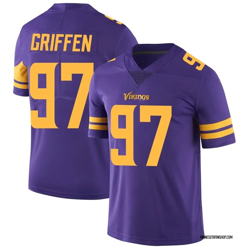 Minnesota Vikings Everson Griffen Purple 100th Season Vapor Limited Jersey  - Dingeas