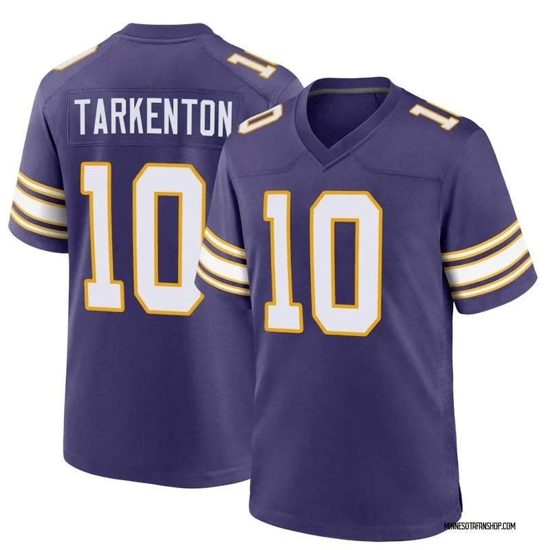 Youth Fran Tarkenton Jersey Minnesota Vikings Mitchell & Ness Purple Throwback, Yth XL / Purple