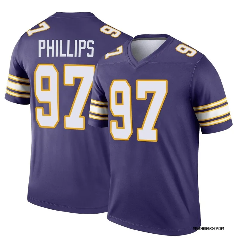 Harrison Phillips Minnesota Vikings Men's Legend Purple Color Rush T-Shirt