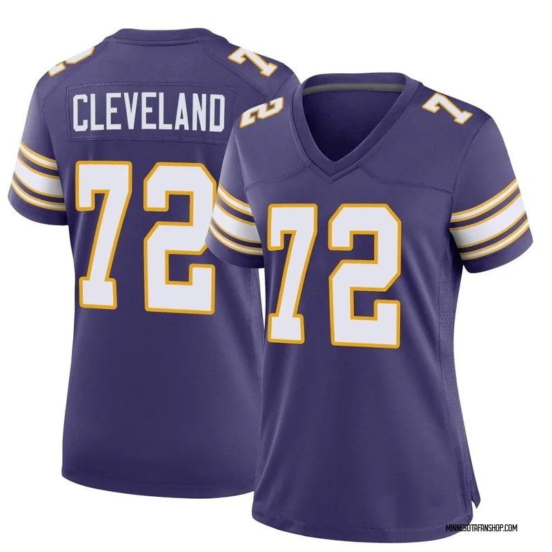 Ezra Cleveland Minnesota Vikings Purple Football Jersey • Kybershop