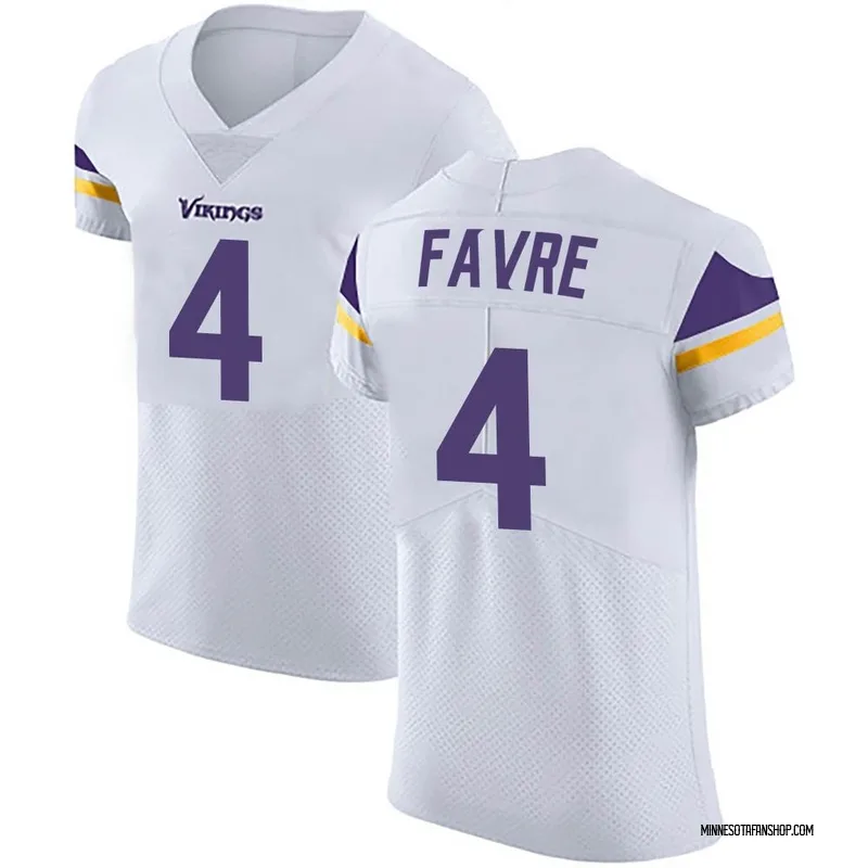 Buy the NWT Mens White Blue Minnesota Vikings Brett Favre #4