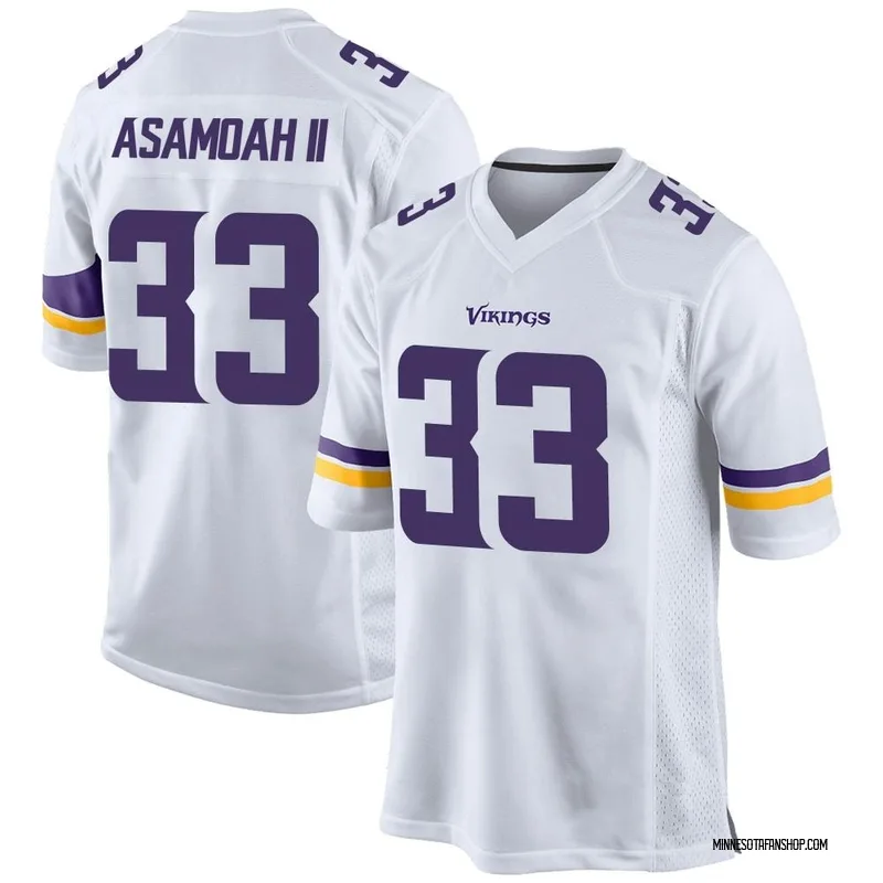 Top-selling Item] Brian Asamoah 33 Minnesota Vikings White Vapor Limited 3D  Unisex Jersey