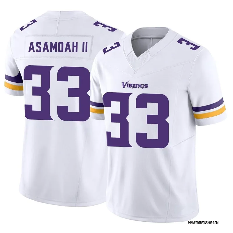 Top-selling Item] Brian Asamoah 33 Minnesota Vikings White Vapor Limited 3D  Unisex Jersey