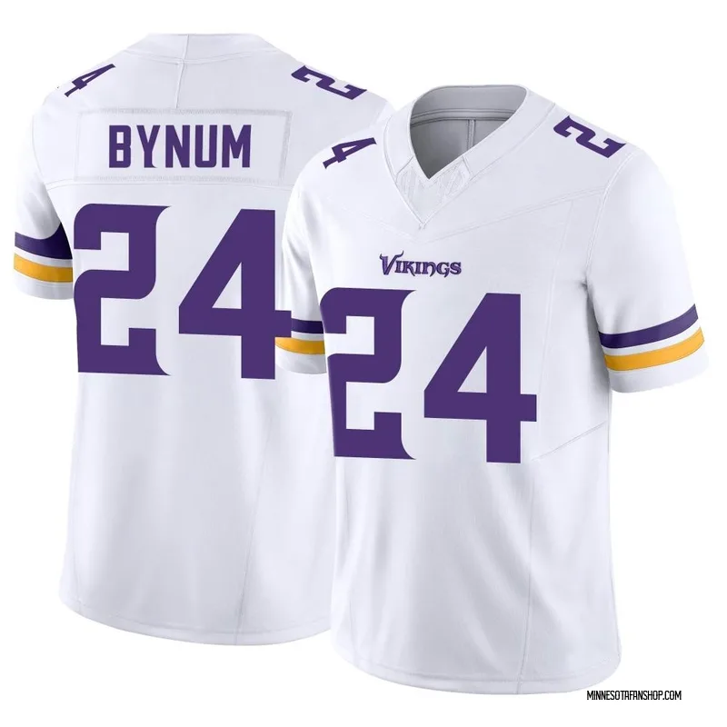 Minnesota Vikings Jersey Men's Nike NFL Road Top - M - Bynum 24 - NWD