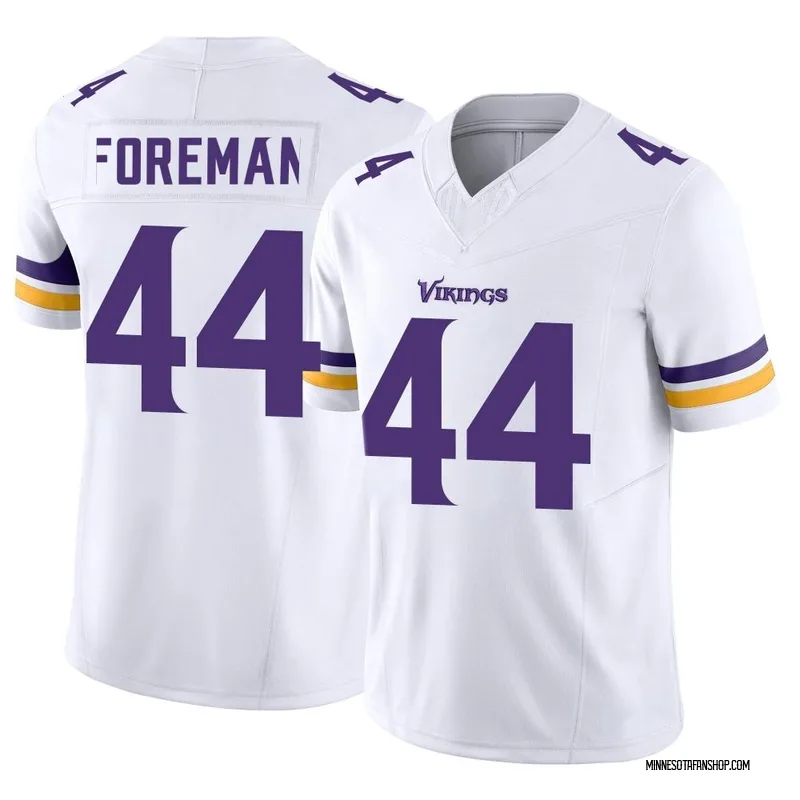 Mitchell and Ness Chuck Foreman Minnesota Vikings Authentic Purple Mitchell  And Ness Team Color Throwback Jersey 