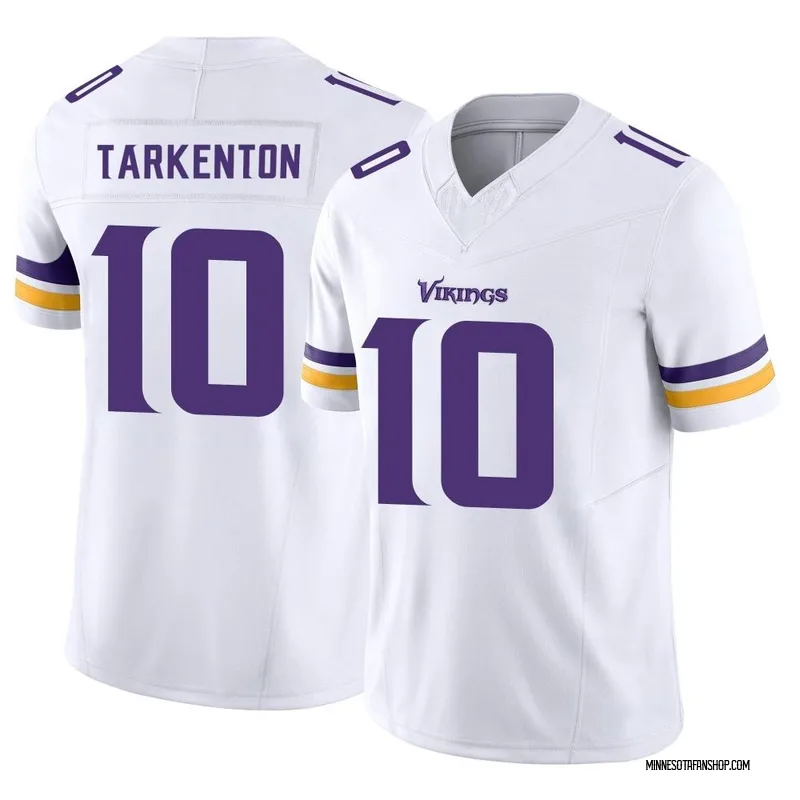 Youth Fran Tarkenton Jersey Minnesota Vikings Mitchell & Ness Purple Throwback, Yth XL / Purple