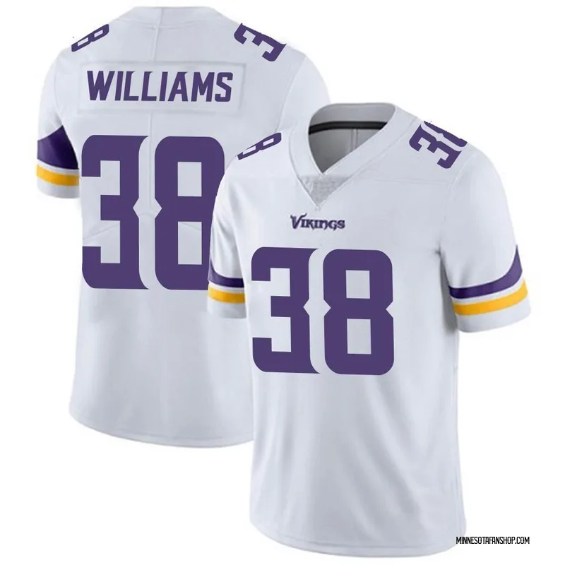 Jaylin Williams Men's Nike White Minnesota Vikings Custom Game Jersey